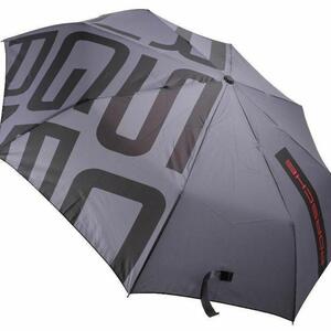 ★ PORSCHE Mororsports 折り畳み傘 UMBRELLA グレー　（検：Martini Porsche Carrera Cup）ノベルティ