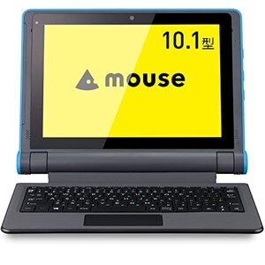 【中古】mouse E10 スタディパソコン 10.1型タブレットPC 2in1(落下耐性/防塵/防滴/Win10 Pro/Celeron N400