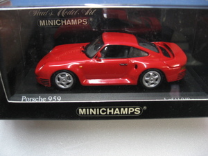 MINICHAMPS/ミニチャンプス　1/43 ポルシェ959 NO４　　　赤