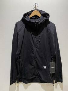 ★ 23SS カリマー Karrimor ナイロンパーカー wind shell hoodie ナイロンジャケット sizeL ブラック 新品未使用タグ付き パッカブル