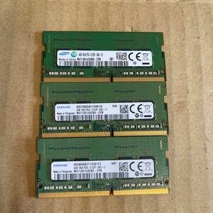 (505)SAMSUNG 1Rx8 PC4-2133P 4GB×3枚 BIOS確認済