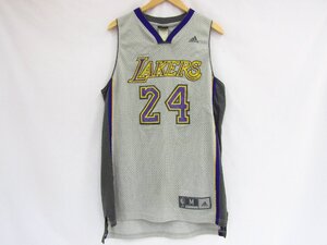 LAKERS レイカーズ BRYANT コービー ブライアント アディダス 背番号24 ユニフォーム タンクトップ NBA バスケット 中古品 ★100514