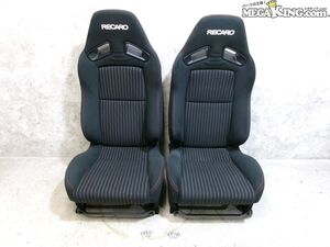 ★美品★HA36S アルトワークス 純正 RECARO レカロ フロント シート 左右 運転席 助手席 シートレール 付 / R12-1475