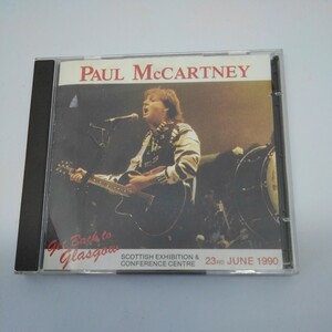 CD PAUL McCartney get back to glasgow 1990 2CD