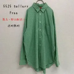 5525gallery TM SHIRT 長袖シャツ ギンガムチェック