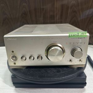 MYM9-142 激安 プリメインアンプ Victor AX-F3 INTEGRATED AMPLIFIER 通電OK 中古現状品 ※3回再出品で処分