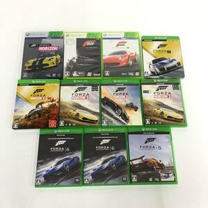 【中古・ジャンク品】XBOX ONE 360 ソフト FORZAシリーズ 11本セット【未検品】：