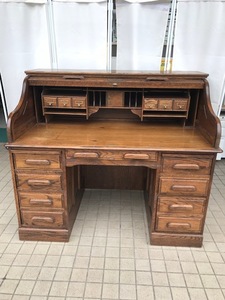 のK3844　　オーククレスト　OAK CREST 　ロールトップデスク　ライティングデスク