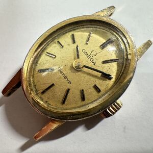 OMEGA オメガ GENEVE ジュネーブ 511.363 CAL.485 手巻き 2針 オーバル レディース腕時計 GOLD 151-1