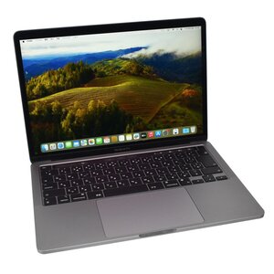 1円スタート MacBook Pro 13 2020 M1 A2338 8GB 512GB OS Sonoma スペースグレイ 中古品 11-14