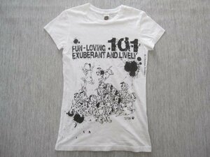 Ed HARDYエドハーディー×ディズニー101匹わんちゃん コラボTシャツM　ディズニーシー限定 クリスチャンオードジェーChristian Audigier