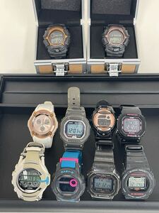 【Z694-i】 CASIO G-SHOCK Baby-G 稼動品　10点　まとめ 腕時計 Gショック