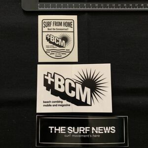 サーフィン　ステッカー　BCM ビーチコーミング　会員限定　非売品