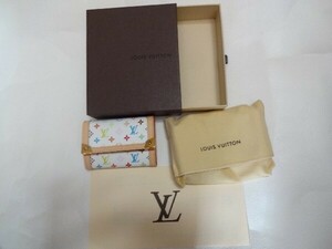 【送料無料】未使用 LOUIS VUITTON ルイヴィトン 購入証明書あり モノグラムマルチカラー ポルトモネ プラ ブランド財布 レディース M92657