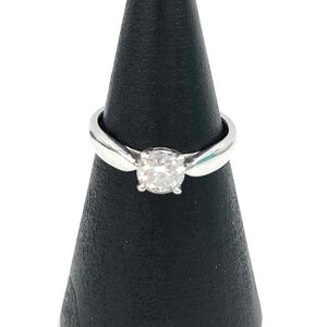 TIFFANY＆Co. ティファニー リング ハーモニー 5号 Pt950 62693592 D0.45ct 総重量3.16g 箱付き【DAAM0018】