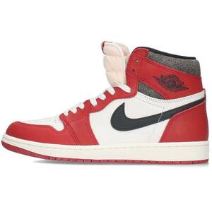 ナイキ スニーカー AIR JORDAN 1 HIGH OG CHICAGO LOST & FOUND 27.5cm エアジョーダンワンハイロストアンドファウンド 中古 HJ12