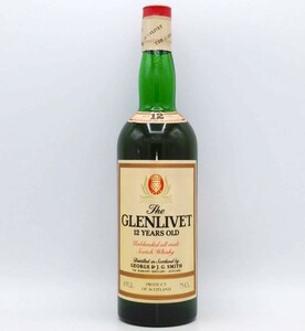 【全国送料無料】The GLENLIVET 12years old Unblended all malt Scotch Whisky【GEORGE&J.G.SMITH グレンリベット12年 アンブレンデッド】