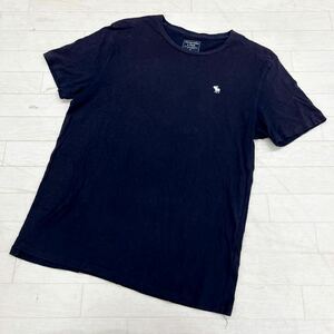 1445◎ Abercrombie & Fitch アバクロンビー & フィッチ トップス Tシャツ カットソー 半袖 ネイビー メンズM