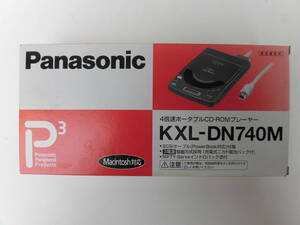 Panasonic KXL-DN740M SCSI接続 4倍速ポータブルCD-ROMドライブ（PowerBook専用SCSIケーブル付属）