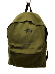 STUSSY◆CORDURA/リュック/ポリエステル/GRN/無地//