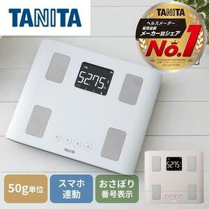 体組成計 体重計 タニタ デジタル bluetooth 体脂肪率 TANITA BC-332L-WH ホワイト 白 スマホ連動 iphone 基礎代謝 内臓脂肪 体内 YT433