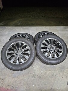 ランクル　純正 トヨタ ZX　 ホイール アルミ　265/55R20　300　新車外し　DUNLOP TOYOTA 6穴