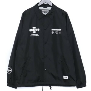 NEIGHBORHOOD × MAJOR FORCE WINDBREAKER JACKET L ブラック 232TSMFN-JKM01S ネイバーフッド ウィンドブレーカージャケット ナイロン