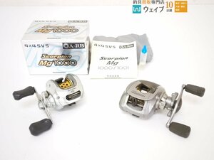 シマノ スコーピオン Mg 1000・ダイワ チームダイワ S 103HVL 計2点 ベイトリールセット