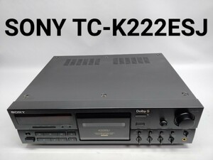 【ジャンク】SONY TC-K222ESJ ソニー ステレオカセットデッキ