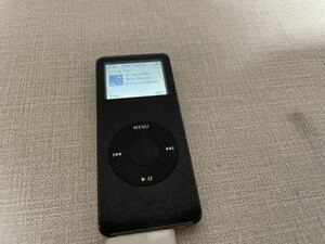 展示品★Apple★アップル★iPod nano 2GB★A1137★アイポッド ナノ★ブラック★完動品★