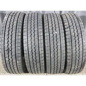 ダンロップ WINTER MAXX SV01 165/80R14 91/90N LT 4本SET◎2019年製8~9分山スタッドレス◎中古 １本にパンク修理歴等あり◎旭川手渡し可