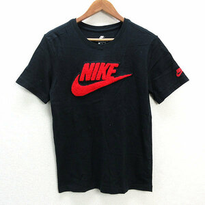 s■ナイキ/THE NIKE TEE ショートスリーブ アーカイブ Tシャツ 927432-011【S】黒/MENS/41【中古】