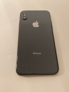 【稼動品】iPhoneX 本体 NQC12J/A バッテリー71% 256GB アクティベーションロックなし Apple スペースグレイ SIMロックあり