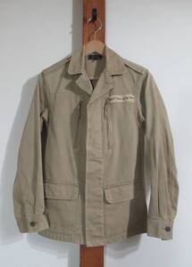 A.P.C./アーペーセー◇ジャケット ミリタリー風 フランス空軍 F-1 F-2 SHOOT THEM IN THE BACK MADE IN TUNISIA チュニジア製