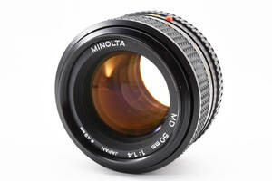 【美品】Minolta New MD NMD 50mm F/1.4 Standard MF Lens for MD MC レンズ #A57