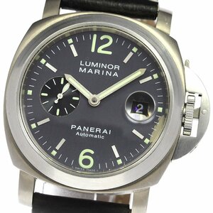 パネライ PANERAI PAM00091 ルミノール マリーナ デイト 自動巻き メンズ _808664