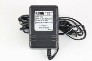 KORG KA181 Input AC100V 50/60HZ 13VA/Output DC9V 600ｍA センターマイナス 純正アダプター 動作補償　返品可