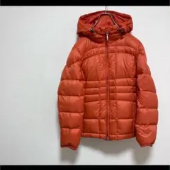 Eddie Bauer プレミアムグースダウンジャケット フード付 オレンジ