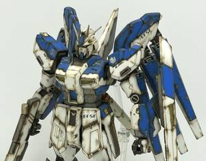 完成品 MG 1/100 RX-93 Hi-νガンダム　ハイニューガンダム 改修 塗装済み ウェザリング. pg rg mgex GUNDAM ジオラマ フィギュア