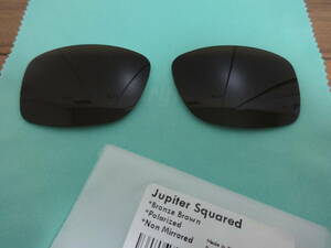 処分価格★OAKLEY オークリー oo9135　JUPITER SQUARED ジュピタースクエア用 カスタム偏光レンズ　BRONZE BROWN Color Polarized