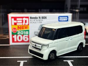 トミカ n°106 ホンダ N-BOX 絶版 新車シール シュリンク未開封 tomica 同封発送可 10点まで送料230円 即日発送