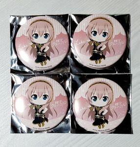 ◆初音ミク◆ アート展 初音ミク・クロニクル 缶バッジ (巡音ルカ) 4個セット ／ nekosumi SD 【新品】