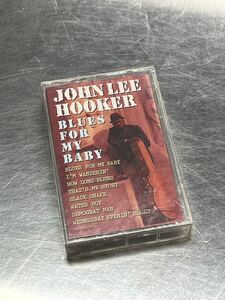 デッドストック 未使用 JOHN LEE HOOKER BLUE FOR MY BABY カセットテープ アルバム レコード CASSETTE TAPE ブルース BLUES 未開封 希少