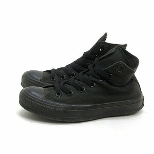 k■【23cm】コンバース/CONVERSE ALL STAR ハイカットキャンバススニーカーHI/黒LADIES/38【中古】■