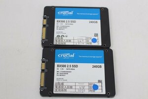 crucial BX500 CT240BX500SSD1 240GB 2.5 SSD SATA 動作品 2個セット☆