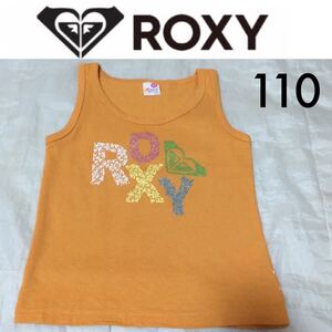 １回着新品同様☆ROXY Kidsタンクトップ110オレンジ ロキシーキッズ