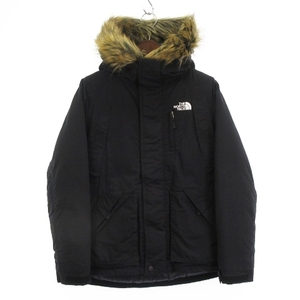 ザノースフェイス THE NORTH FACE ELEBUS JACKET エレバス ダウン ジャケット フード ファー ND91643 黒 ブラック XS アウター メンズ