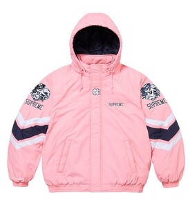 送料無料【ピンク・XL】Supreme Mitchell & Ness NCAA Hooded Stadium Jacket 国内 新品 24aw シュプリーム ミッチェルアンドネス pink