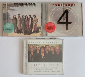 FOREIGNER CD 3枚 フォリナー 4 リマスター LIVE 2005 EXTENDED VERSIONS REMASTERED COLD AS ICE JUKE BOX HERO ボーナストラック