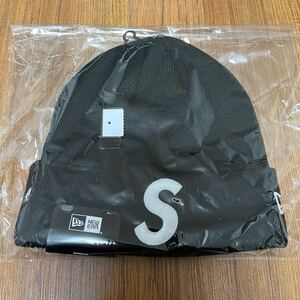 【新品 黒 24AW New Era S Logo Beanie】 supreme ニューエラ ビーニー ニット帽 $ small box bandana cross overdyed loose gauge 24fw